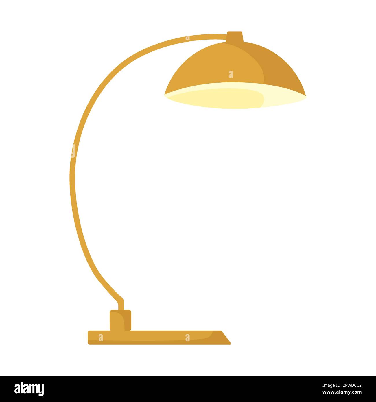 desktop school Pendant lamp, light fixtures and cartoon illustration