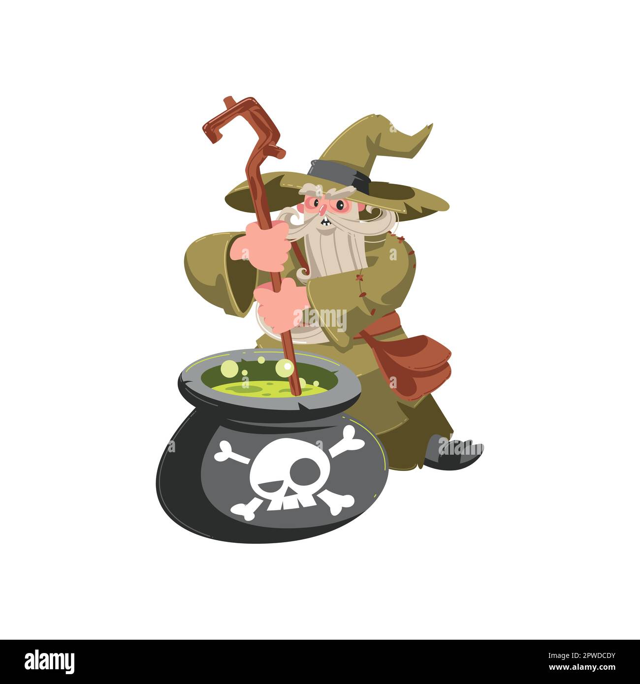 Idea] Have a wizard standing on a stool stirring the spell pot : r