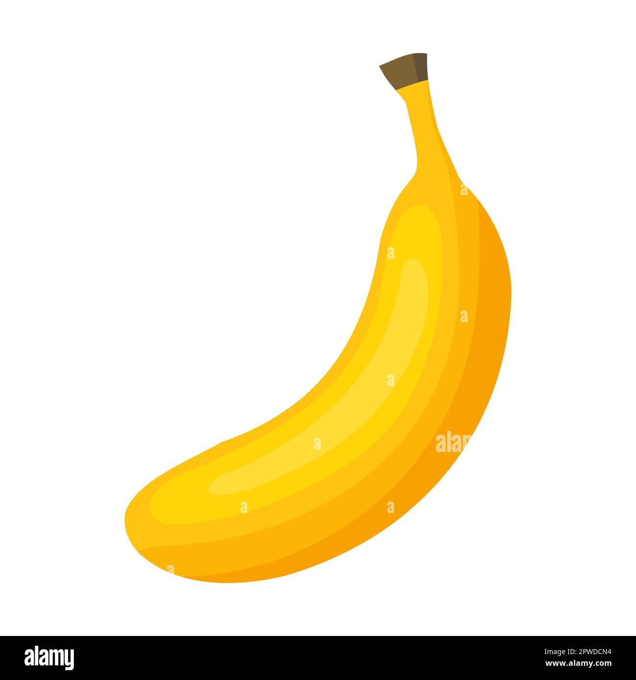 ripe mature sweet banana, tropical fruit for breakfast, cereal and