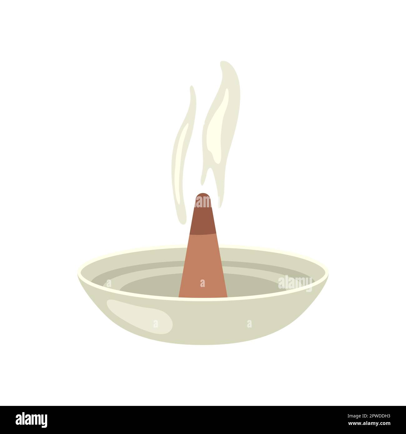 Incense cone on plate for house vector illustration Stock Vector Image & Art Alamy