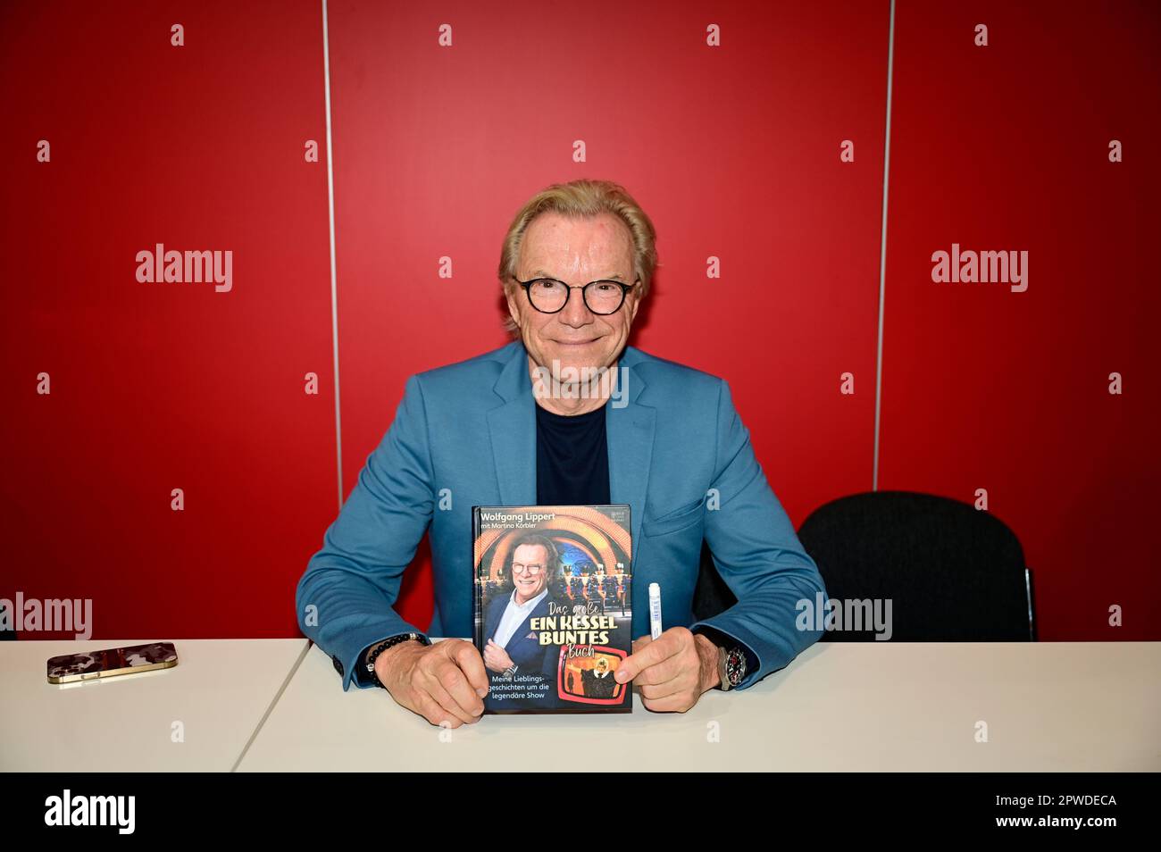 Wolfgang Lippert bei der Präsentation des Das große Ein Kessel Buntes ...