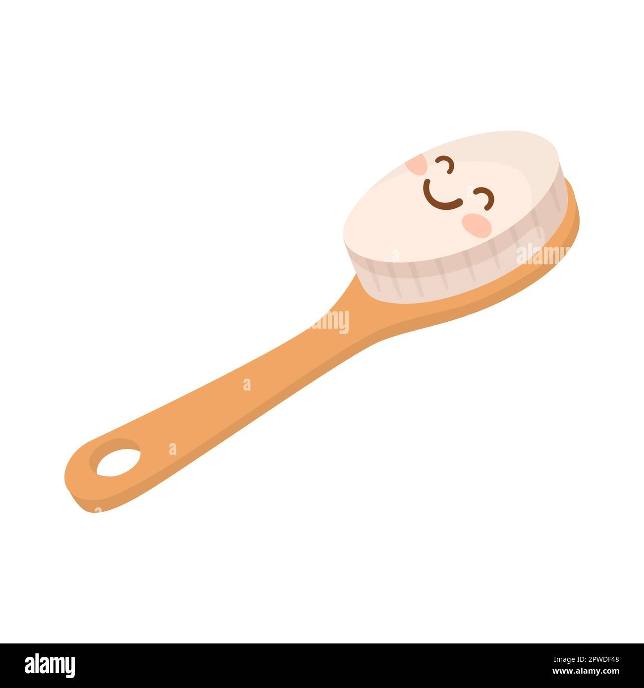 Funny hair brush cartoon illustration Stock Vector Image & Art Alamy