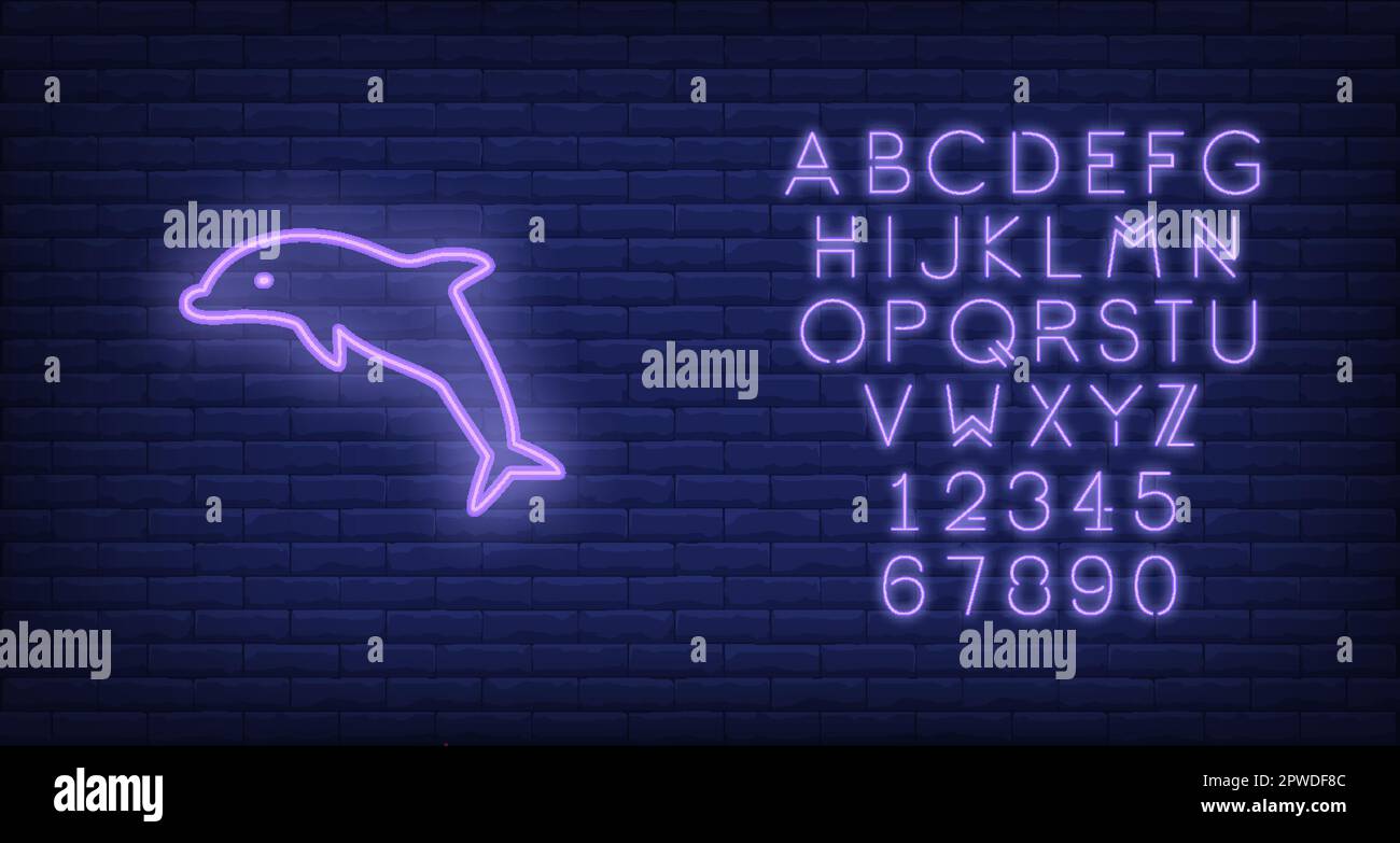 Dolphin neon sign Stock Vector Image & Art - Alamy Dolphin neon sign Stock Vector Image & Art - Alamy