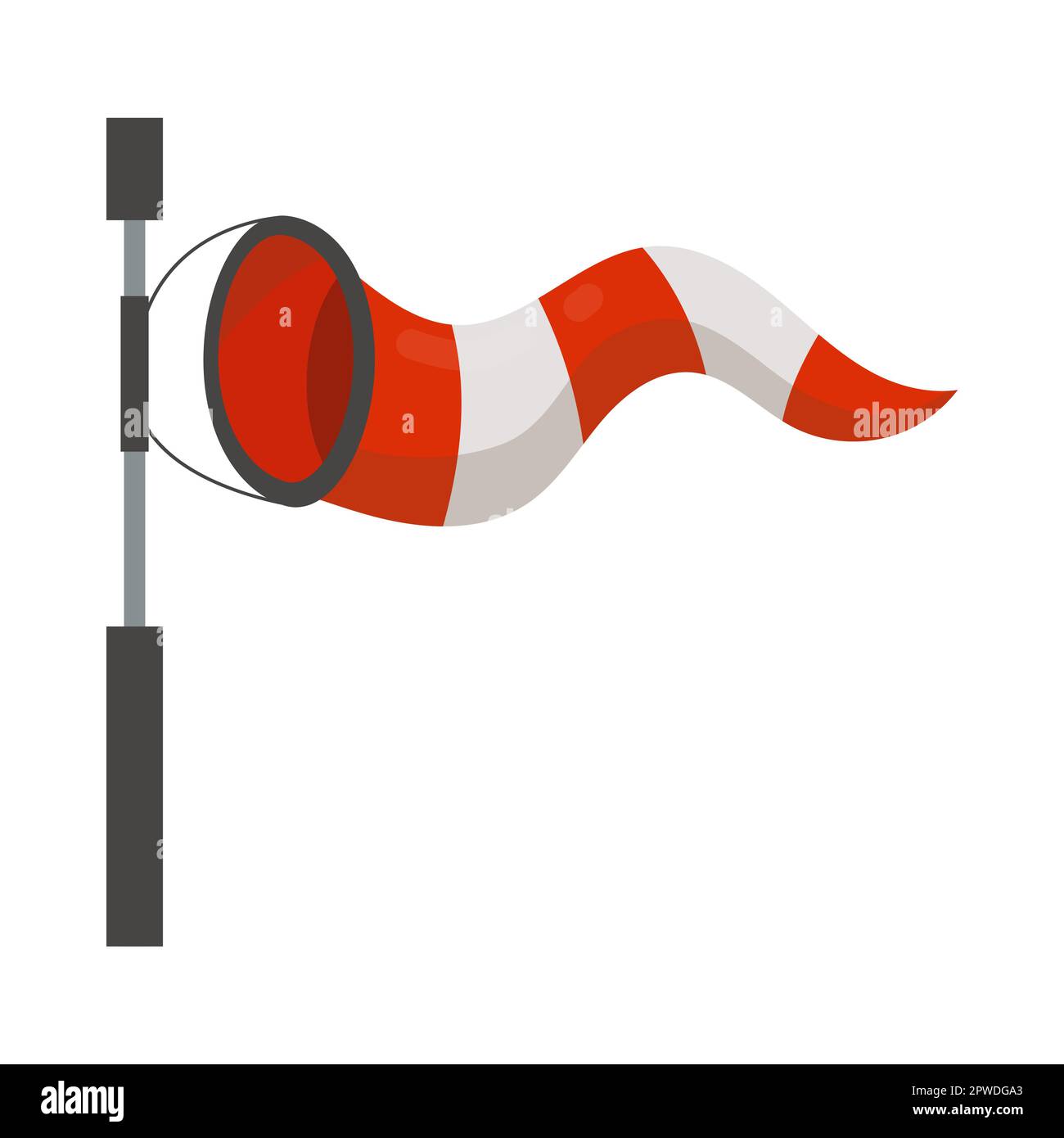 Red and white windsock cartoon illustration Stock Vector Image & Art