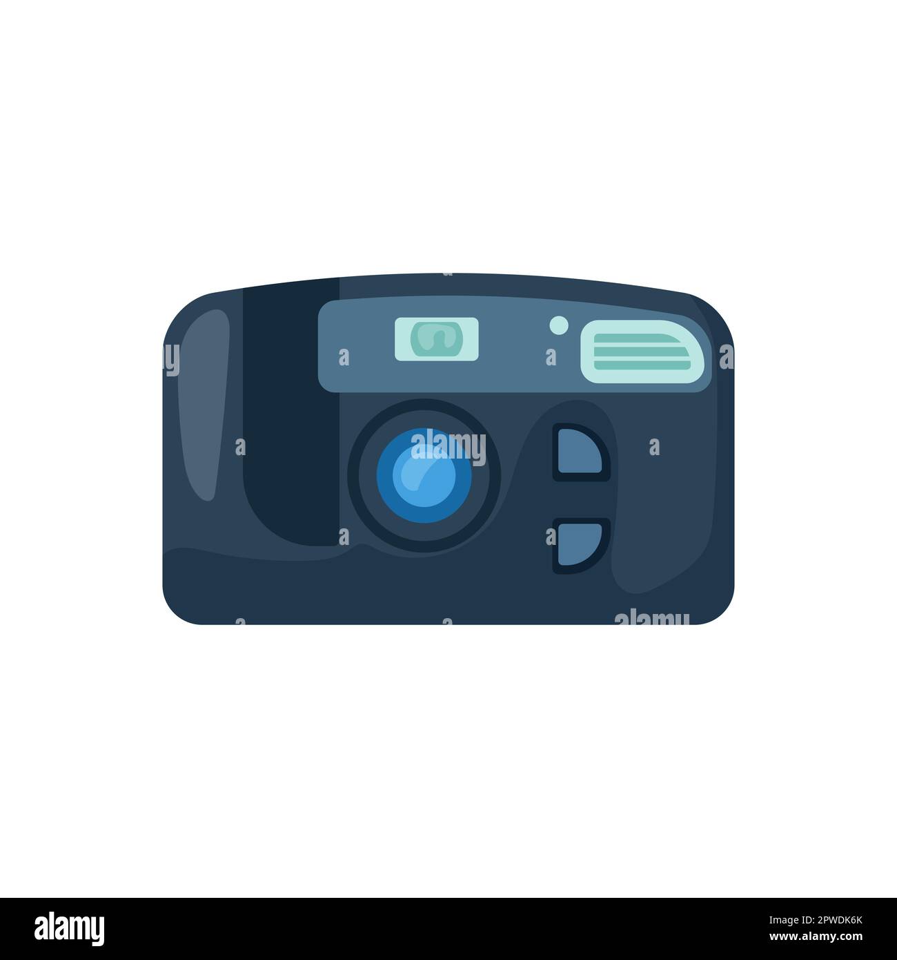 Vintage camera flat vector illustration Stock Vector Image & Art - Alamy