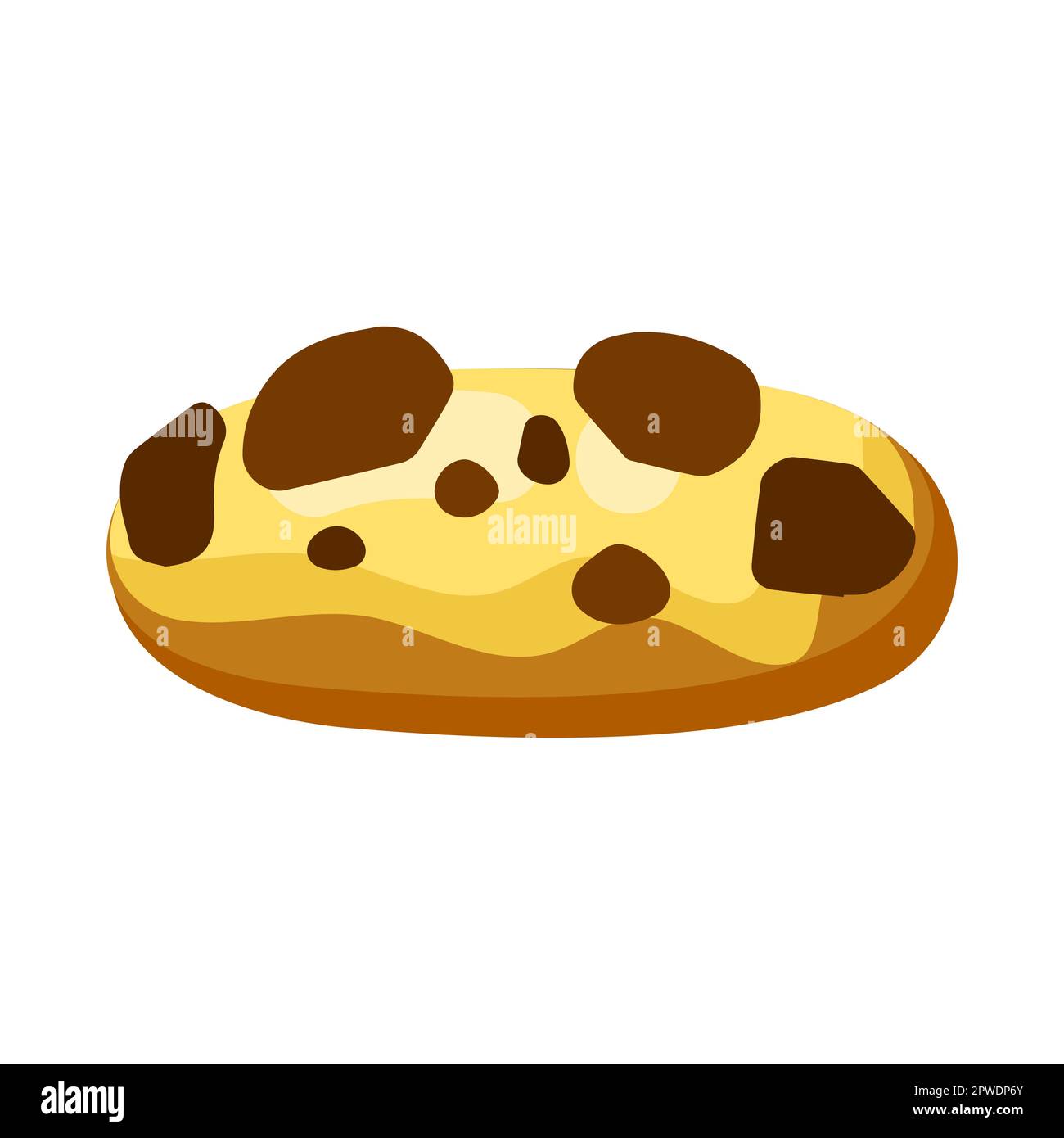 Underscore in donut font vector illustration Stock Vector Image & Art