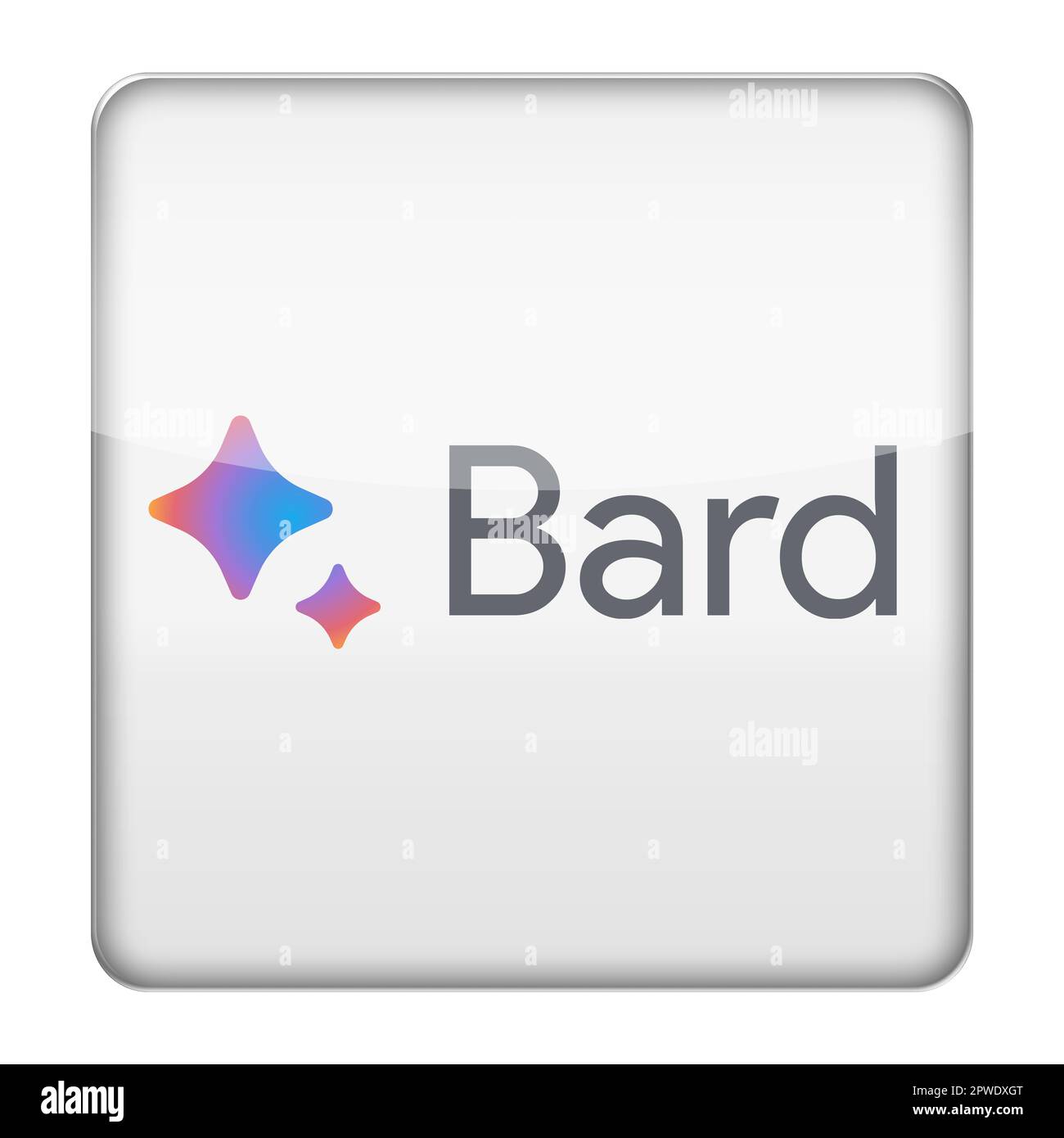 Google Bard AI chatbot Stock Photo