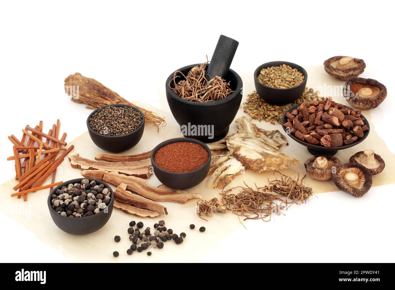 Chinese herbal plant based medicine preparation with herb and spice