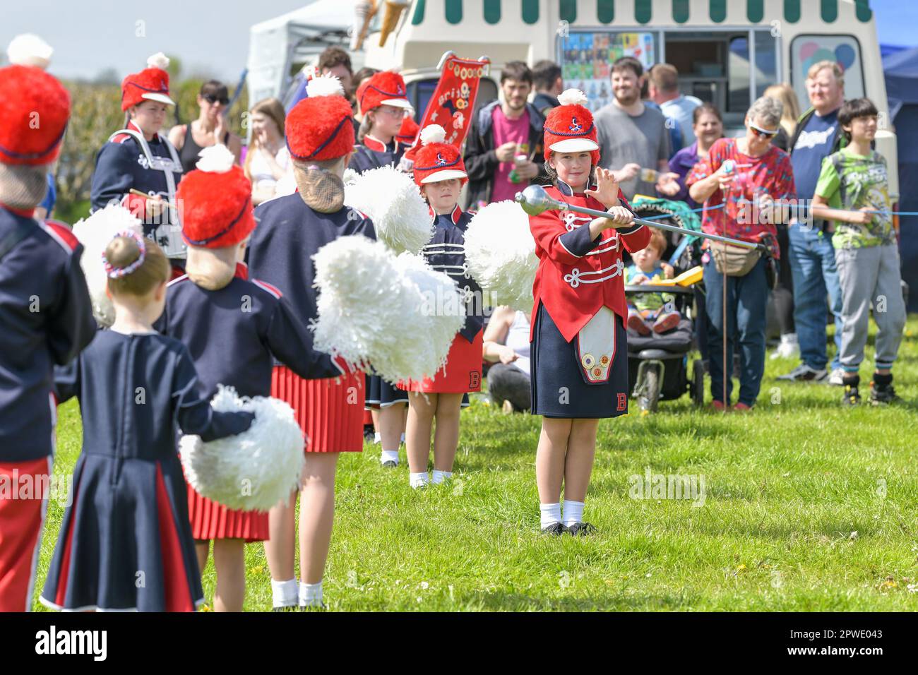 Majorettes Stock Photo