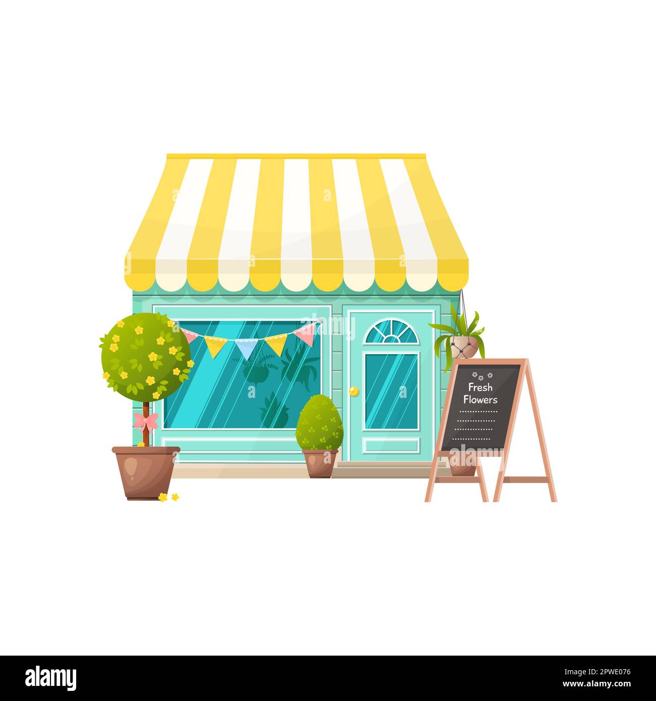 Flower shop vector illustration Stock Vector Image & Art Alamy