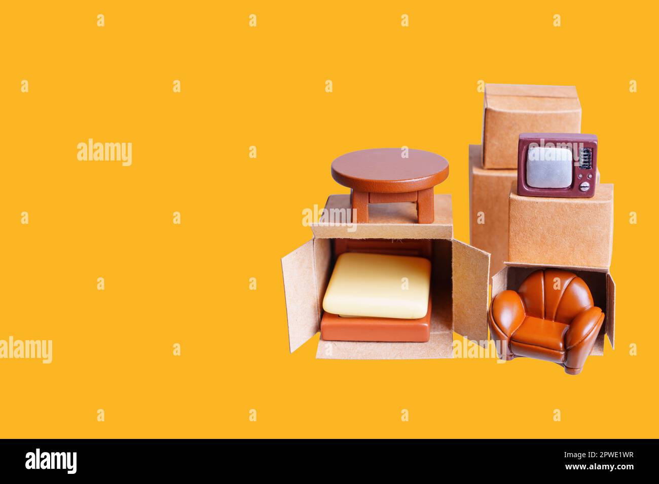 Flat pack furniture boxes hires stock photography and images Alamy