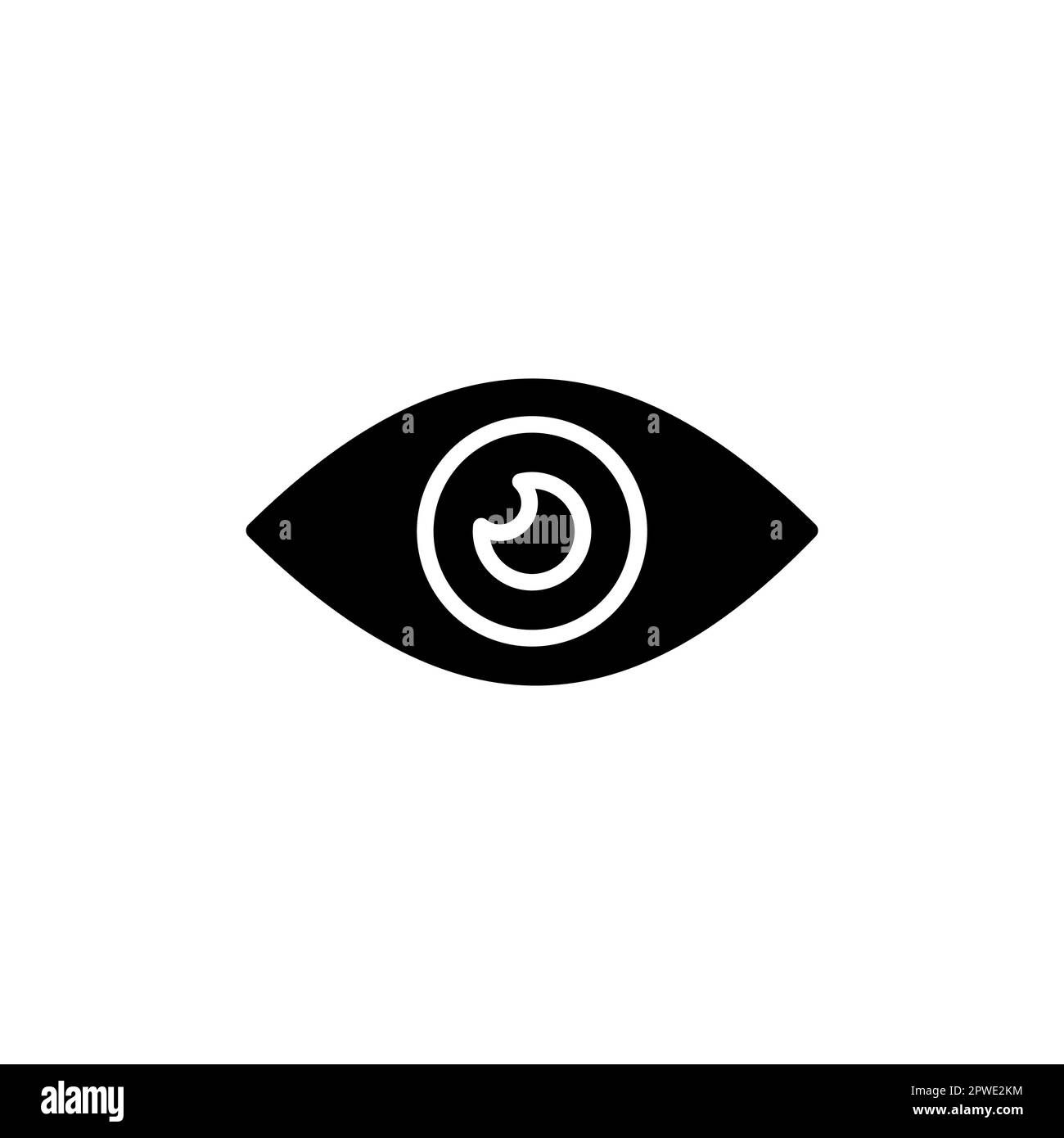 Eye icon. Look and Vision icon. Eye vector icon Stock Vector Image ...