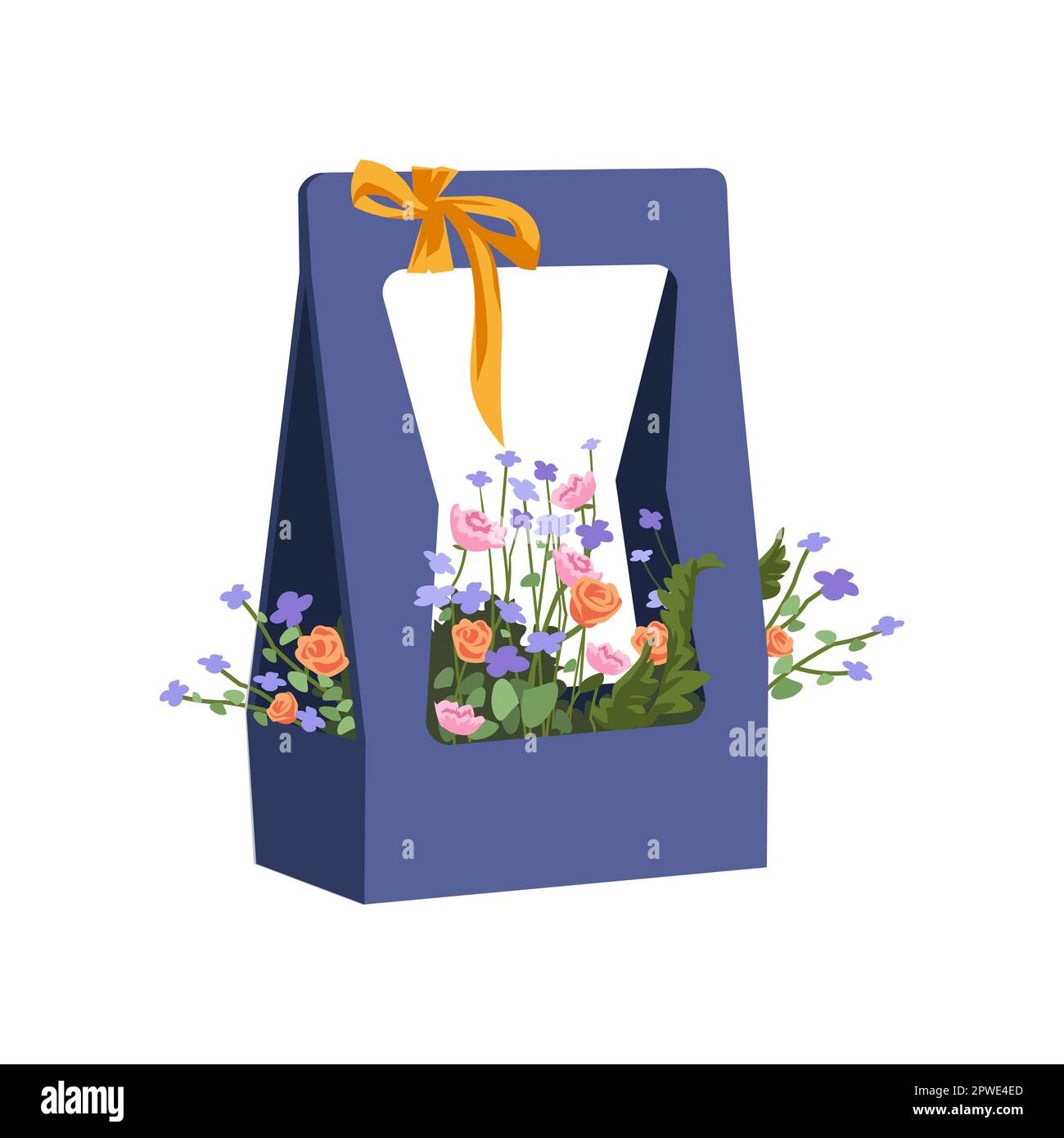 Bouquet In Gift Basket Cartoon Illustration Stock Vector Image Art bouquet-in-gift-basket-cartoon-illustration-stock-vector-image-art