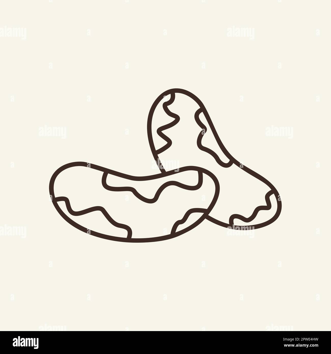 Brazil nut line icon Stock Vector Image & Art - Alamy