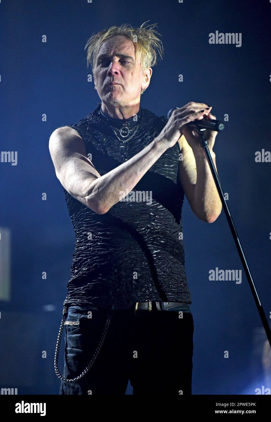 Atlanta, GA, USA. 29th Apr, 2023. Front Line Assembly, Bill Leeb on