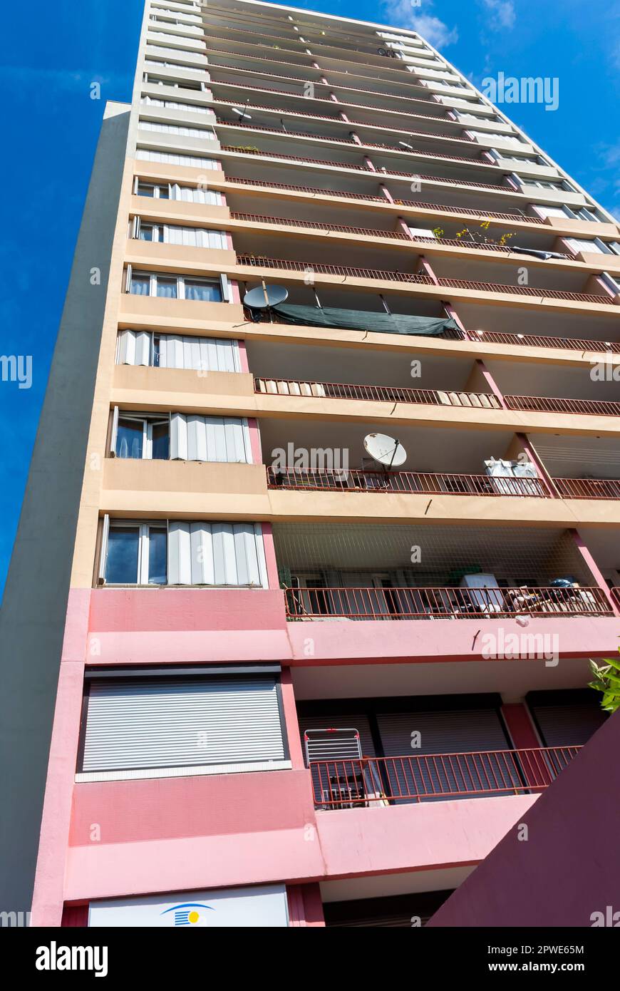 Bagnolet, France, Public Housing, Apartment Buildings, HLM in Paris