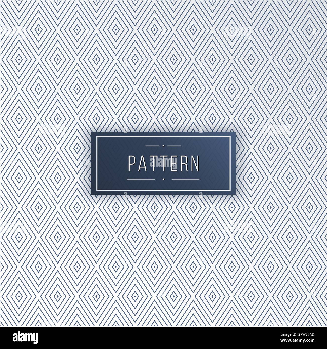 Rhombus geometric seamless pattern background Stock Vector