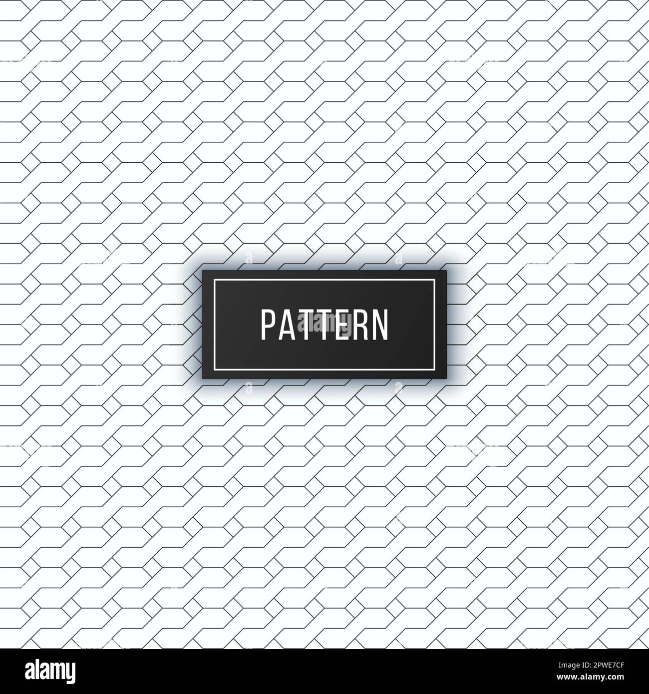 Abstract geometric lines seamless pattern background Stock Vector