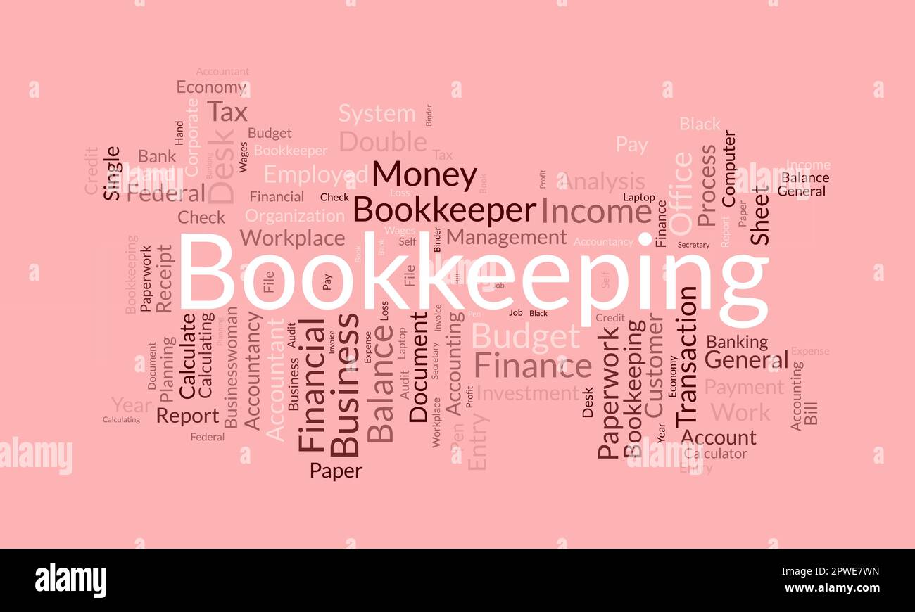 Premium Vector  Word cloud background concept for bookkeeping financial  budget business transaction credit of payment double check vector  illustration