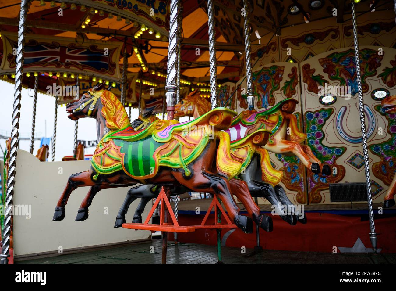British Fair Rides Recreation and safety fair hi-res stock photography and images - Alamy