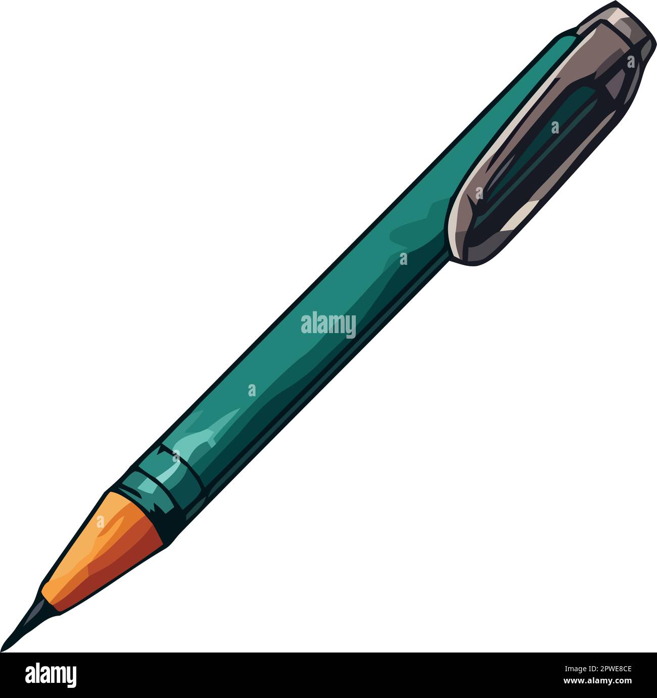 Blue pencil sketch on white background Stock Vector Image & Art - Alamy