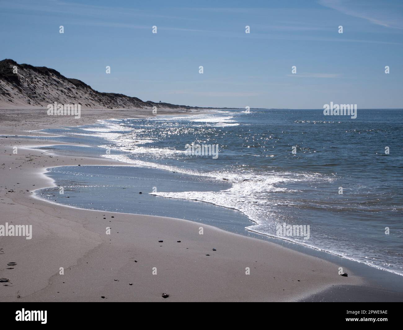 Am Meeresstrand, Dänemark, Nordsee, At the sea beach, Denmark, North