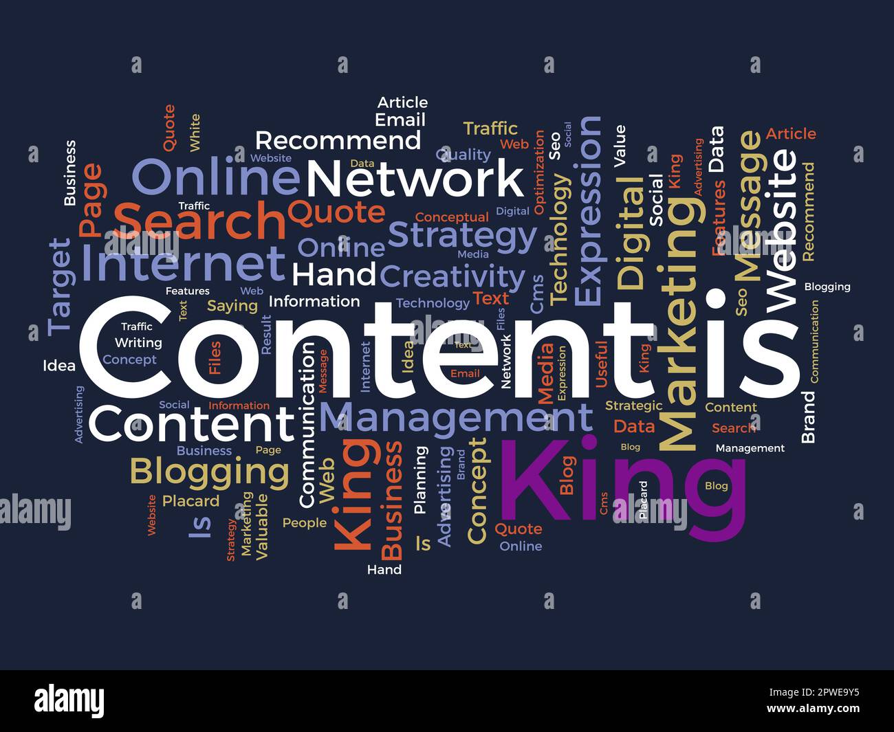 Word cloud background concept for Content is king. Idea optimization ...