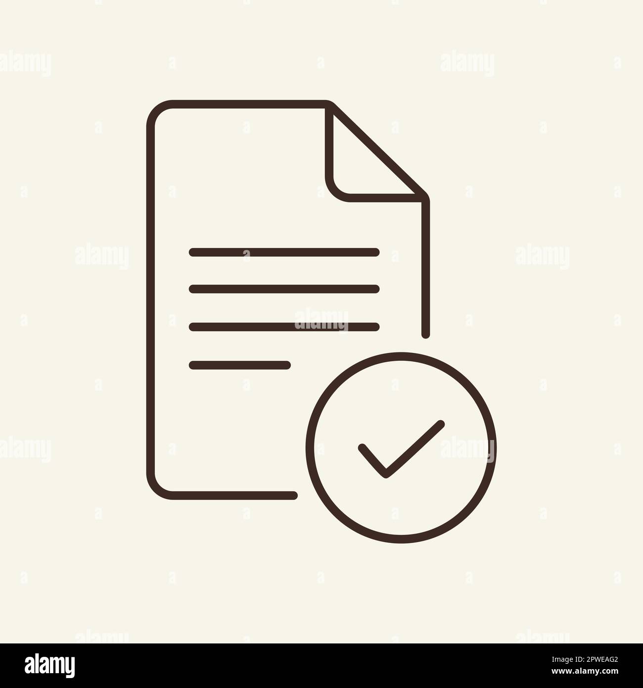 Correct documentation Stock Vector Images - Alamy