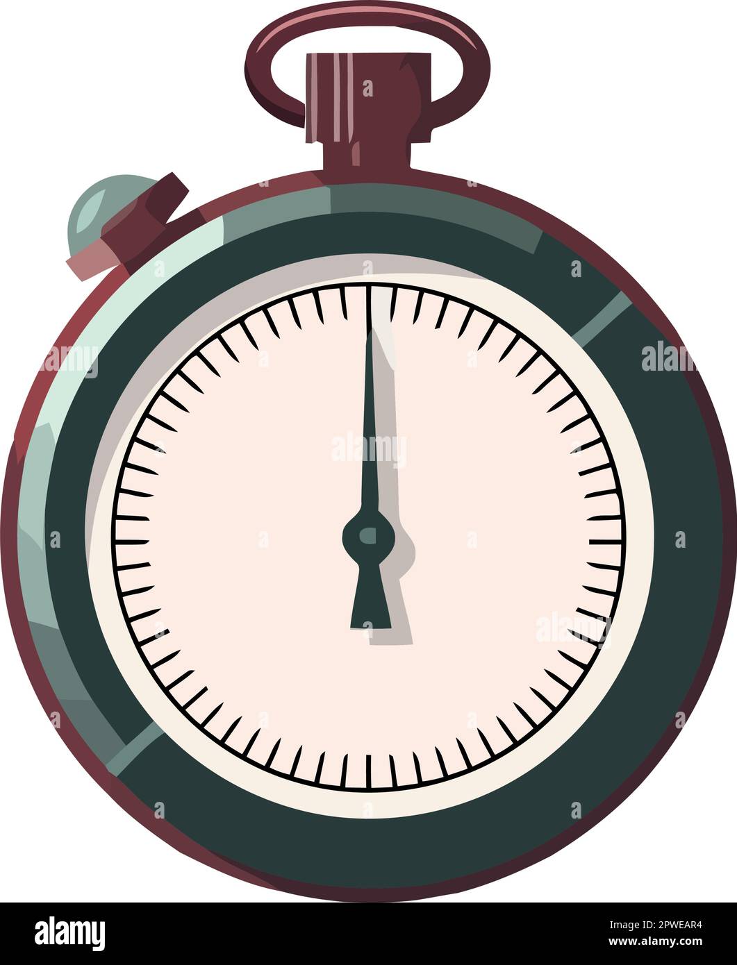 Time symbolized by clock face, stopwatch, countdown Stock Vector Image