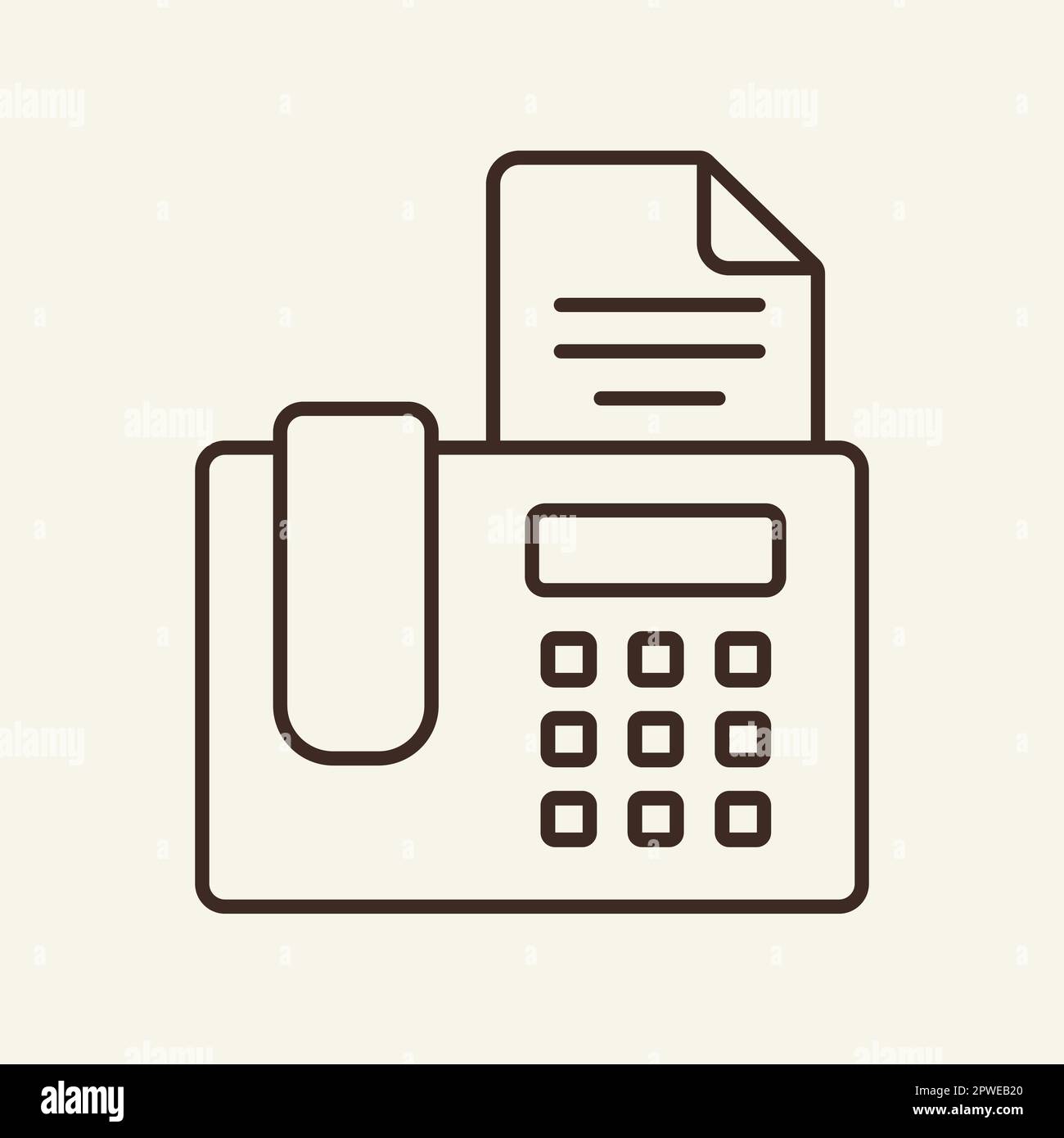 Fax logo Stock Vector Images - Alamy