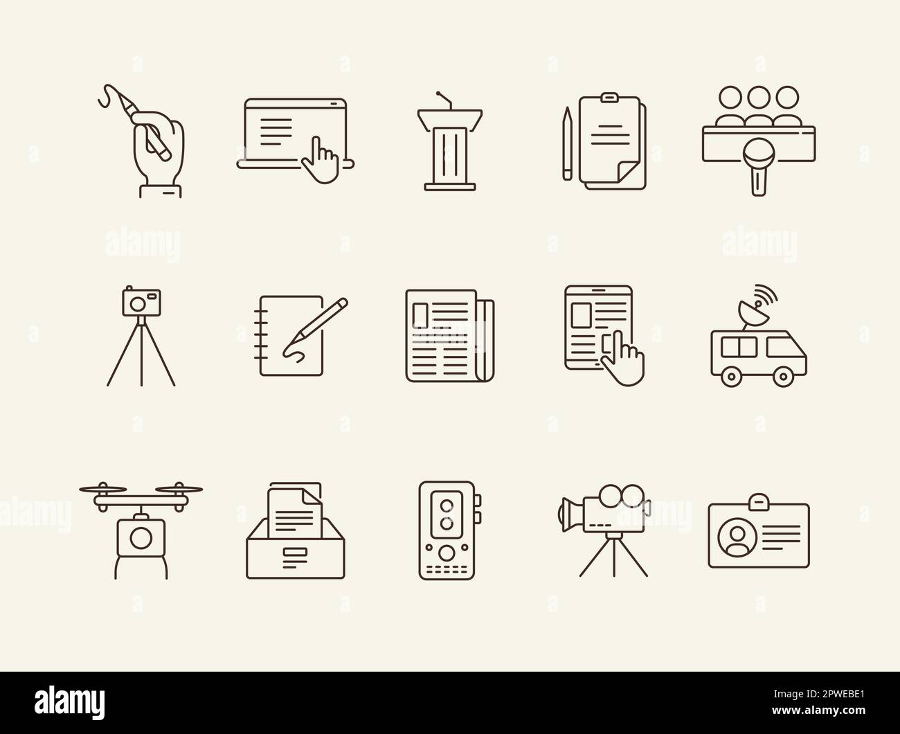 Information icons Stock Vector