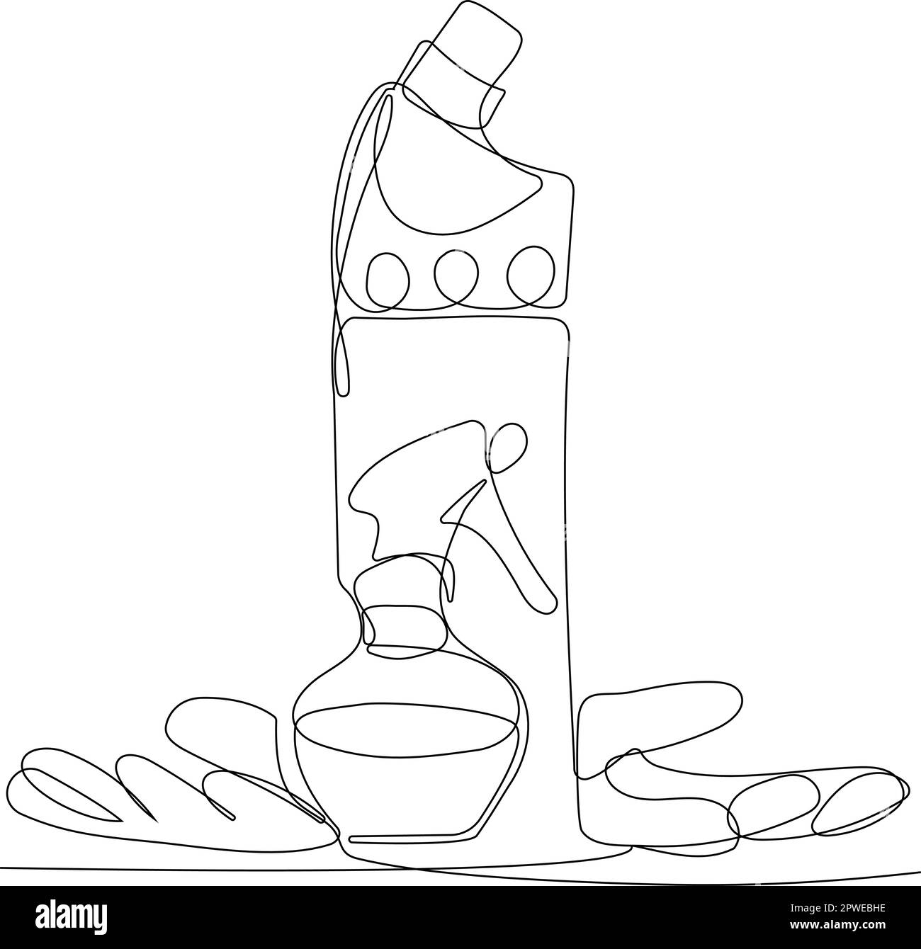 Home cleaning service landing page design concept, illustration of