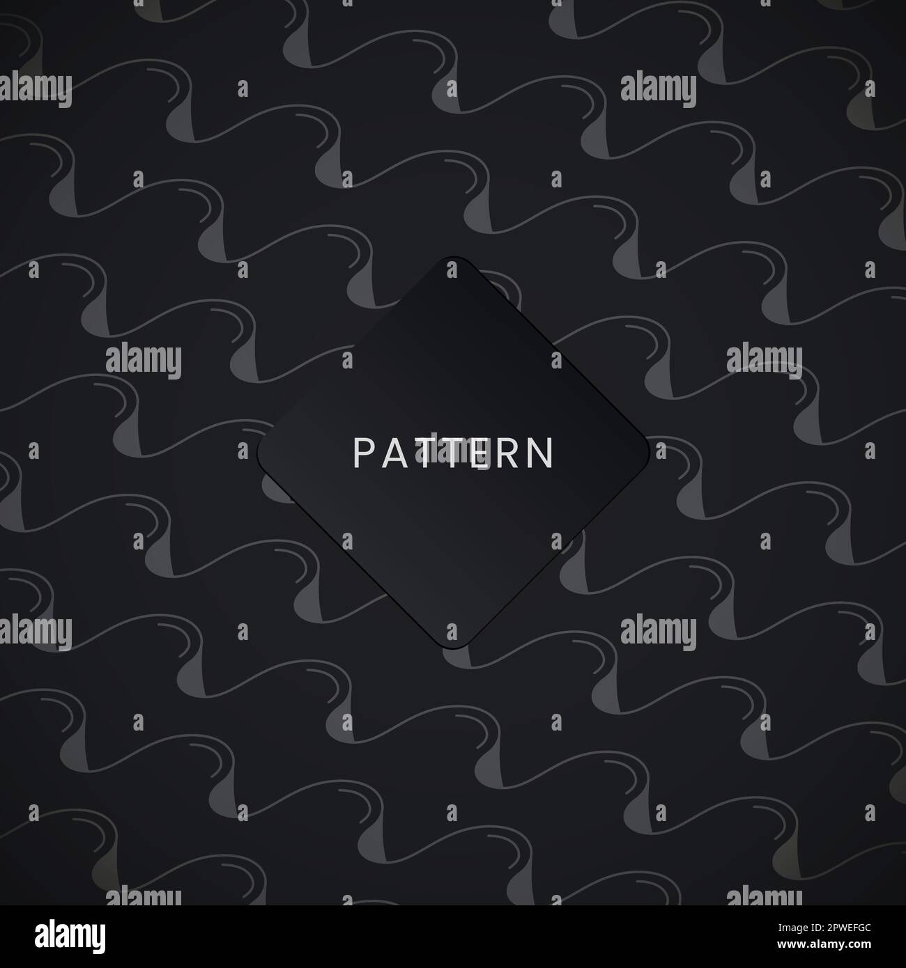 Abstract lines dark geometric seamless pattern background Stock Vector