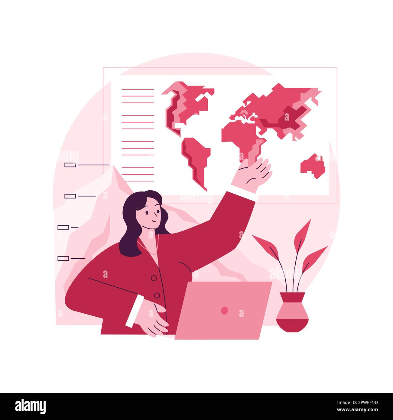 Geomorphology abstract concept vector illustration. Geomorphology type