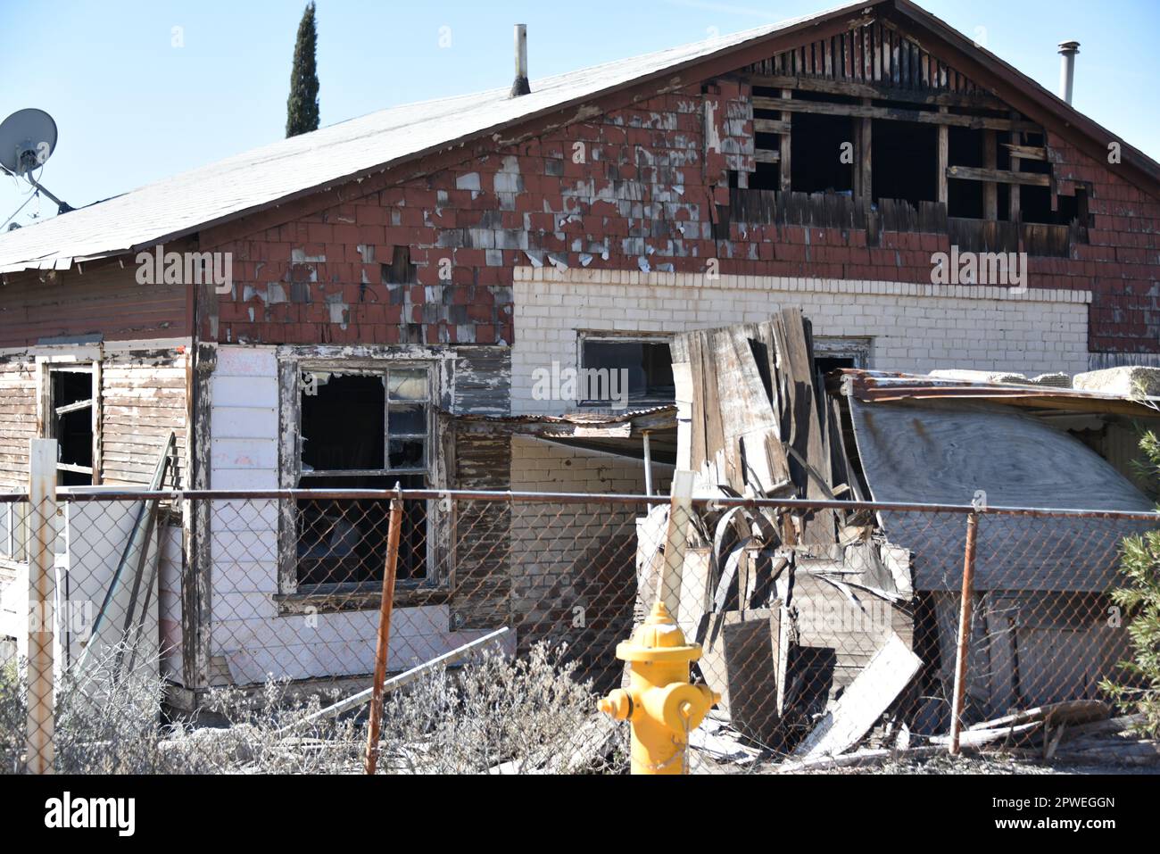 Hayden, AZ., U.S.A. 2/18/2023. Founded in 1909 by the Kennecott Copper