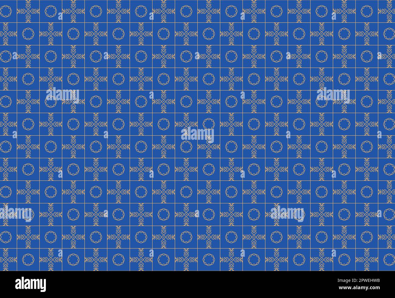 A blue pattern vector background pattern Stock Vector