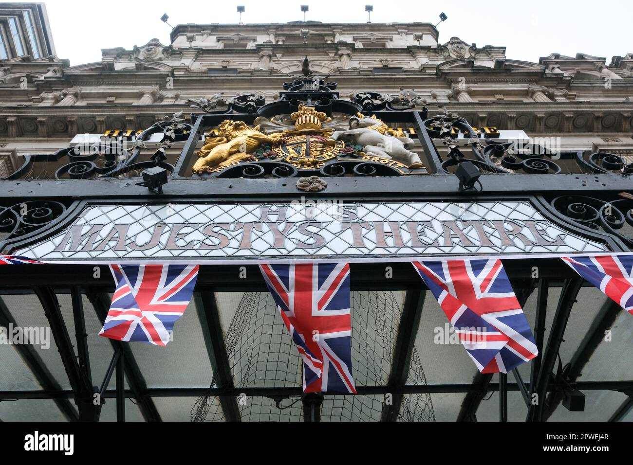 King charles ii coronation flag hi-res stock photography and images - Alamy