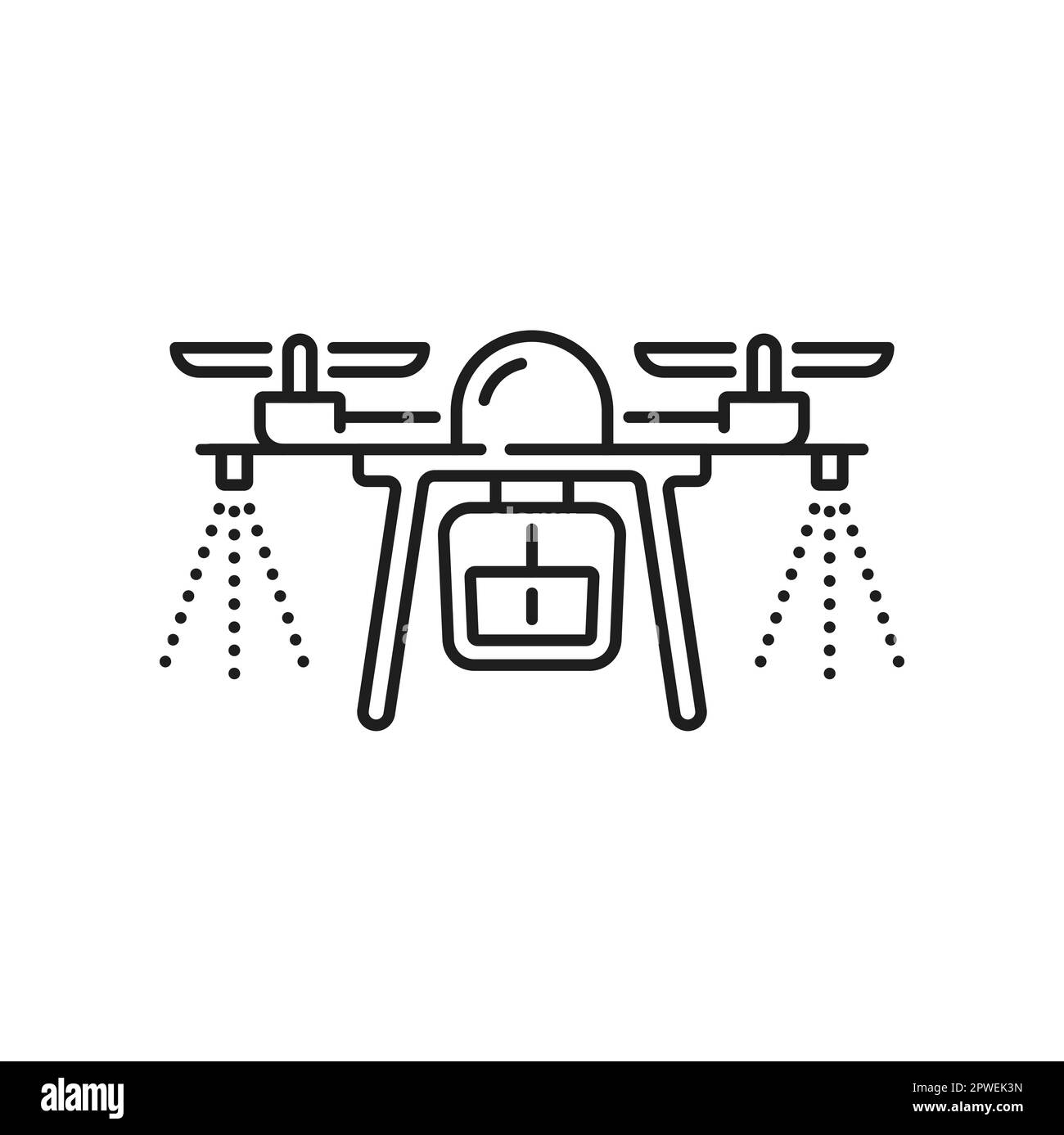 Drone sprayer Black and White Stock Photos & Images - Alamy