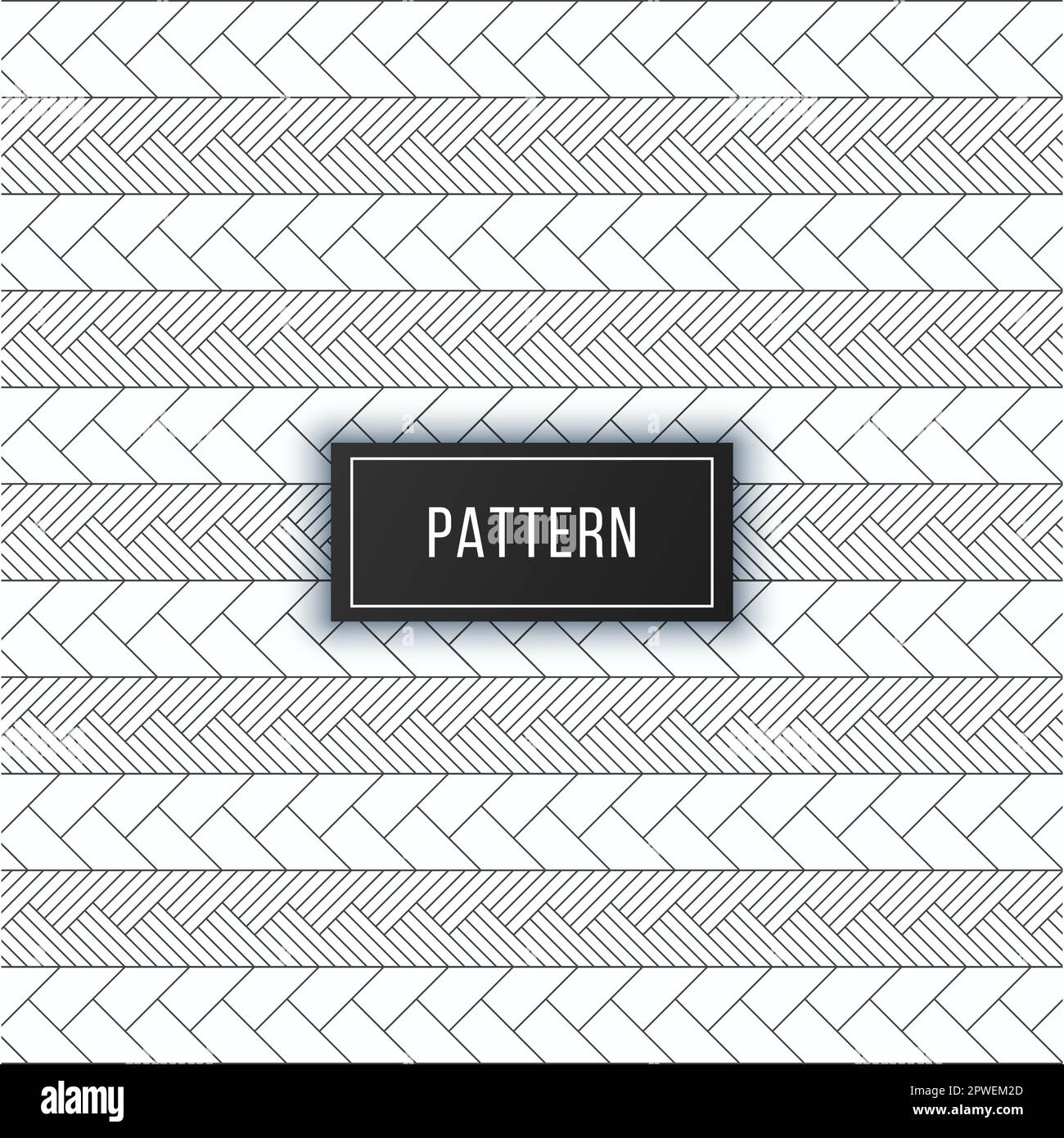 seamless minimalist modern monochrome Op art pattern with black and ...