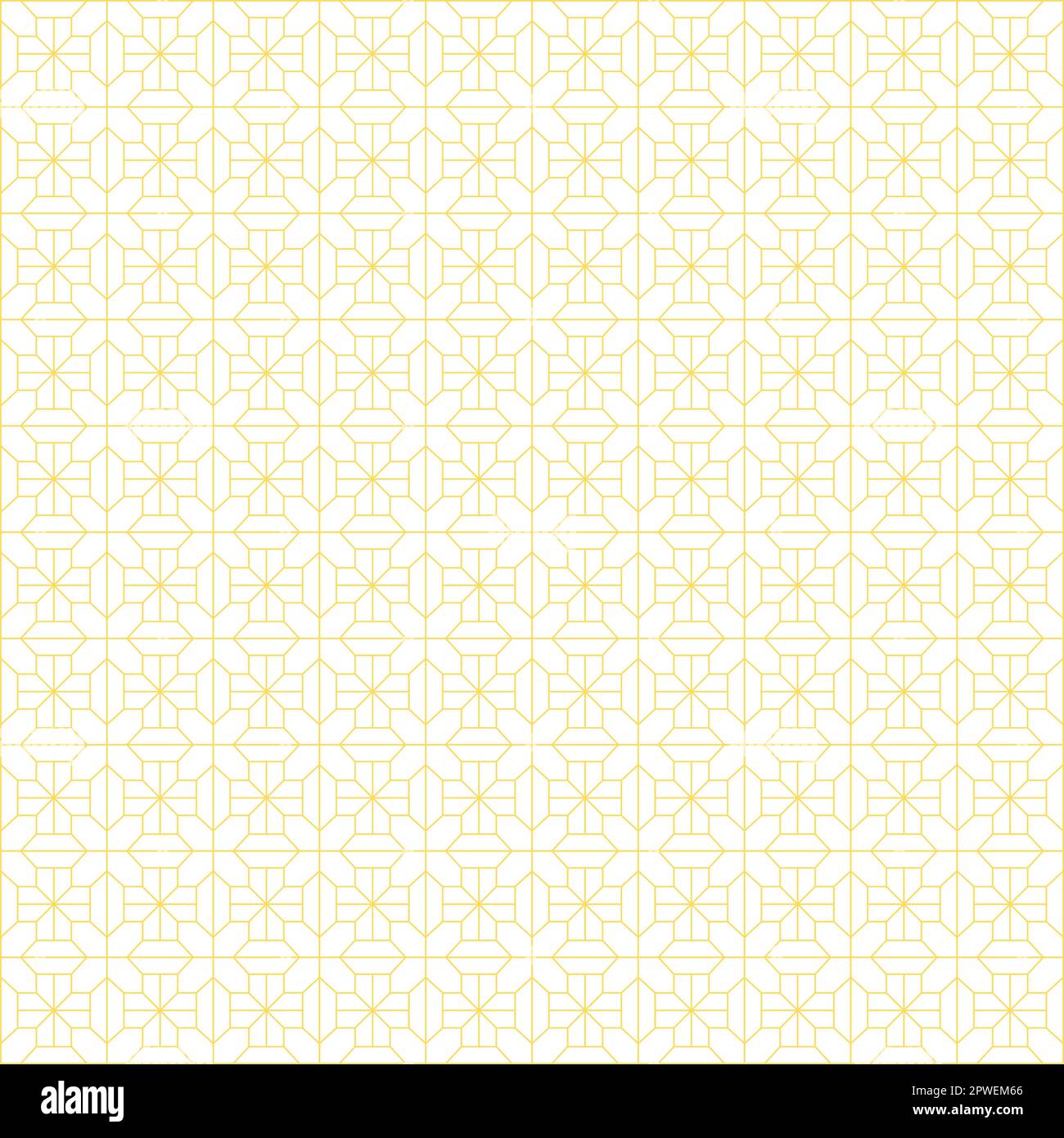 Abstract flowerish geometric shapes seamless patterns background Stock Vector