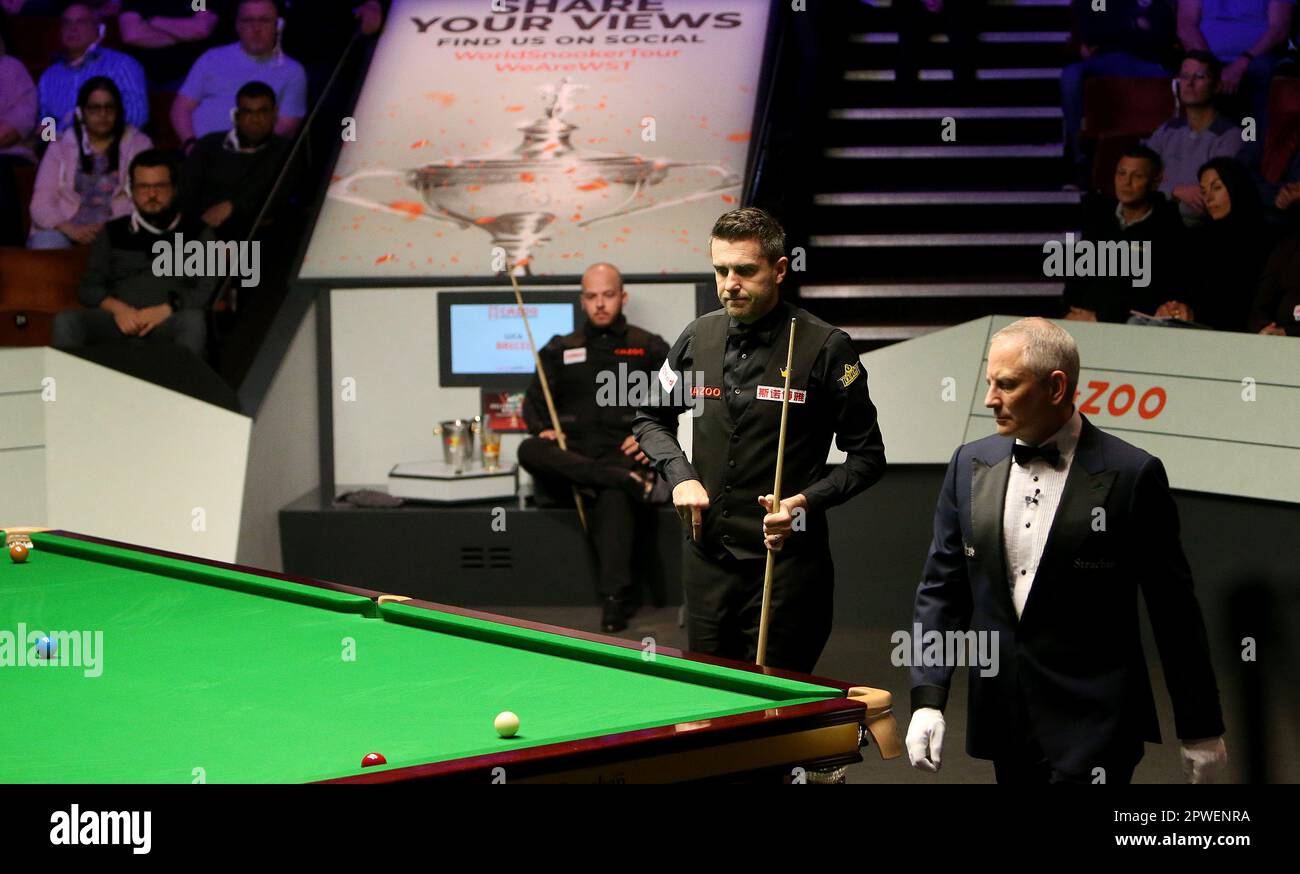 30th April 2023; The Crucible, Sheffield, England 2023 Cazoo World Snooker Championship Final; Mark Selby in