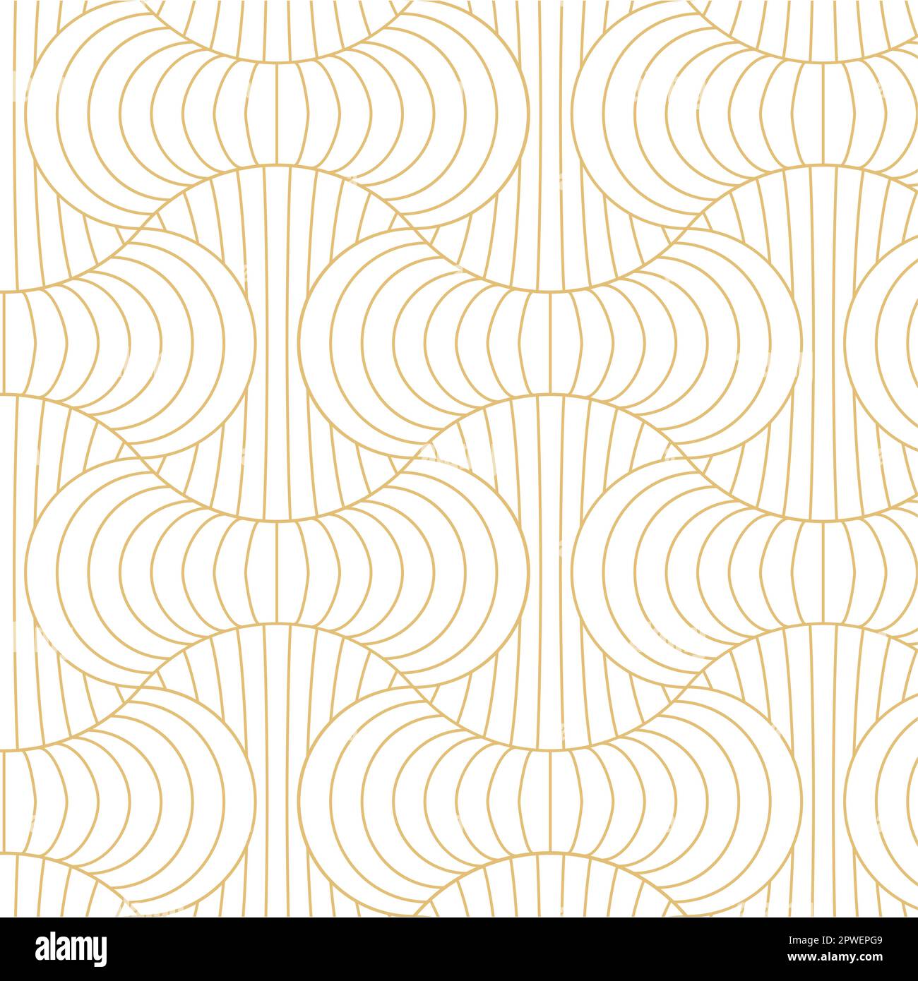 abstract seamless pattern with geometric circle line Stock Vector