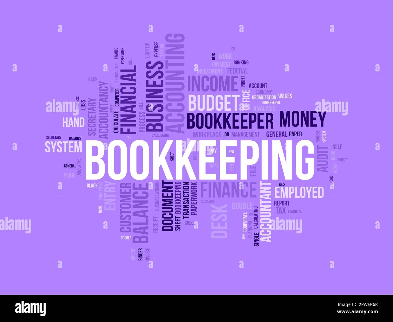 Word cloud background concept for Bookkeeping. Financial budget, business  transaction credit of payment double check. vector illustration Stock  Vector Image & Art - Alamy