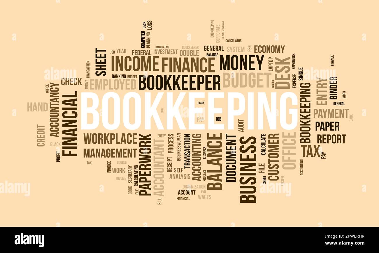 Premium Vector  Word cloud background concept for bookkeeping financial  budget business transaction credit of payment double check vector  illustration
