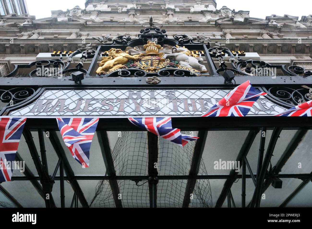 King charles ii coronation flag hi-res stock photography and images - Alamy