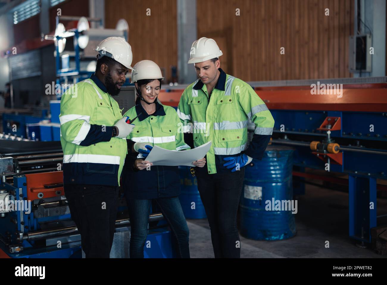 Before assembling, modifying sheet metallic components, skilled metal