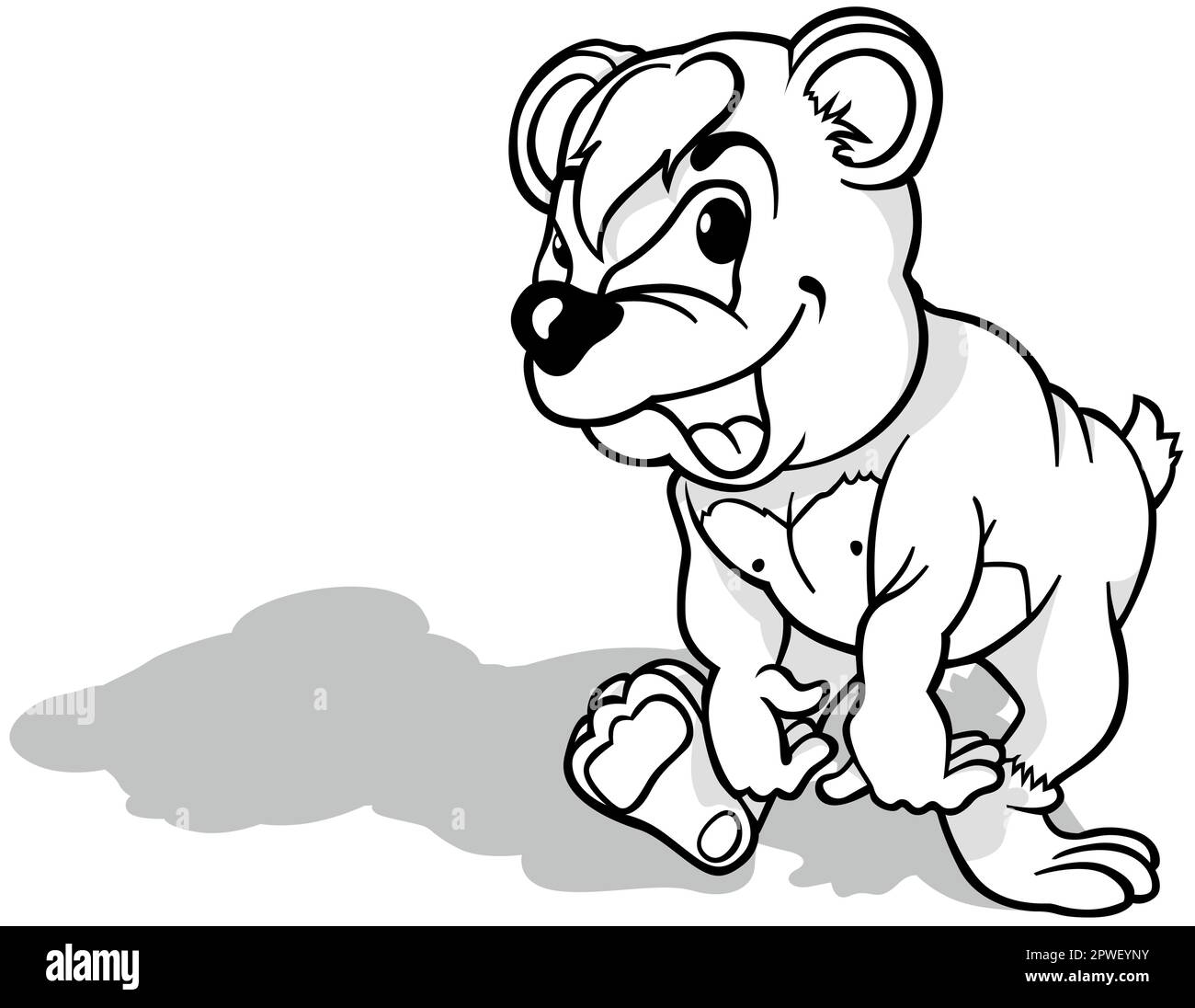 Teddy bear front view Stock Vector Images - Alamy