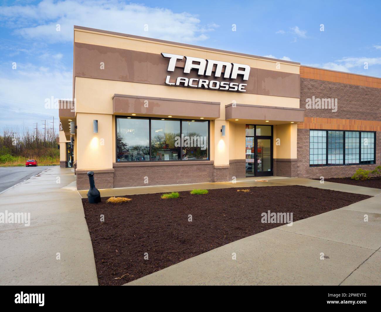 Syracuse, New York Apr 29, 2023 Landscape Closeup View of Tama