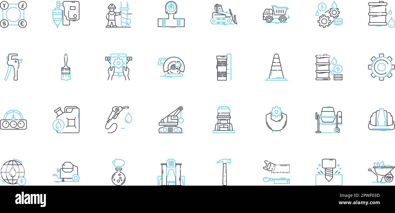 Intelligent design linear icons set. Creationism, Evolution, Science, Religion, Complexity, Teleology, Purpose line vector and concept signs. Moral Stock Vector