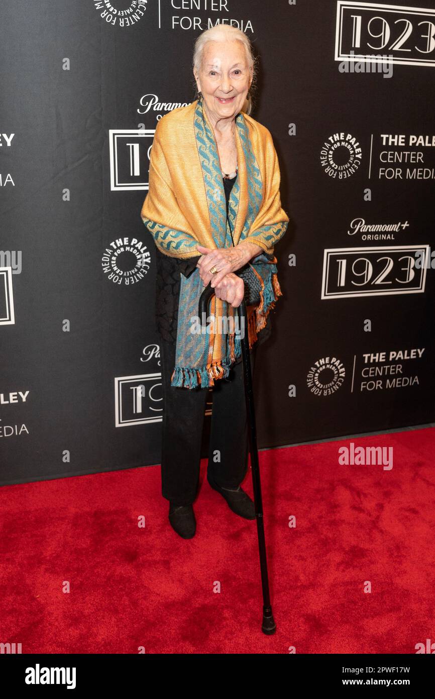 New York, USA. 29th Apr, 2023. Rosemary Harris attends exhibition of